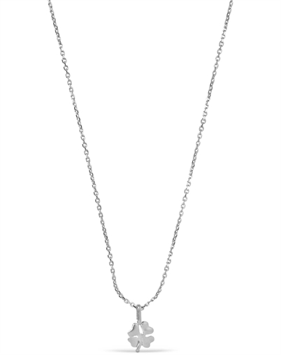 Enamel Copenhagen - Fourleaf Clover Halskæde - Sølvfarvet